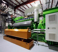 FourJenbacher J420 engine-generator sets produce 6.5 megawatts of power. A single megawatt is enough to power 300 family homes. The methane gas used to power the equipment would have been wasted by being release into to atmosphere as a potent greenhouse gas.