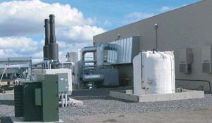 The High Sierra project is California's first utility owned cogeneration facility and provided a solution for the areas previous electrical problems. The High Sierra project is California's first utility owned cogeneration facility and provided a solution for the areas previous electrical problems.